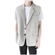 thumbnail image 2 of pstuiky Hombres Tanque, Traje de bolsillo de color liso con solapa y sin mangas para hombre Chaleco para hombre xxxl, 2 of 6