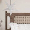 thumbnail image 4 of KAKOWELY Pantalla de papel para lámpara con forma de estrella, cubierta para lámpara de araña para sala de estar, 4 of 4