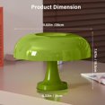 thumbnail image 4 of Lámpara de mesa DIVEKID Cordless Mushroom recargable naranja, 4 of 7