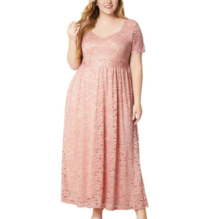 chinese dress ladies Women's tunic dress/Half Sleeve lace Top/Maternity Tunic Dress/Oversiz –  lijingshop main image 0
