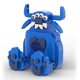 thumbnail image 3 of Mannequin Amusement MOC Building Blocks Park Purple Kangaroo Kindergarten Monster Gift Toys, for Adults Office Desk Decoration, 3 of 10