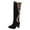 Black, variant on Snow Boots for Women,Women's Fashion Winter Boots with Thick Heel and Decorative Belt Buckle Design for Cold Weather Comfort,Winter Boots for Women,A,7.5