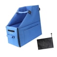 thumbnail image 4 of Caja de almacenamiento plegable para bicicletas, estuche de viaje con cremallera, portátil y asa de transporte, organizador para bicicletas plegables Azul, 4 of 8
