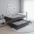 thumbnail image 2 of Set Cama ind. Bajo cama Canson Gris con colchón ind. en caja Atlas + Almohadas Peach regalo, 2 of 4