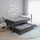 thumbnail image 2 of Set Cama ind. Bajo cama Canson Gris con colchón ind. en caja Atlas + Almohadas Peach regalo, 2 of 4