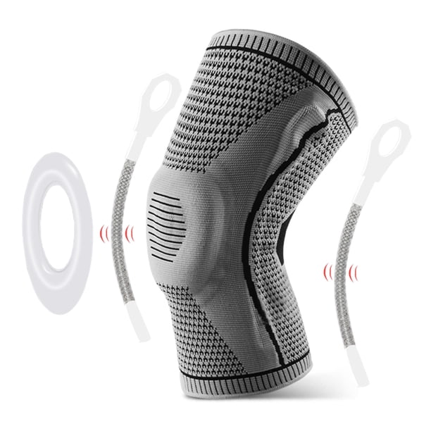 Rodilleras 1 Uds soporte de rodilla para hombres y mujeres, rodilleras con estabilizadores laterales CACAGOO Rodilleras