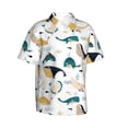 thumbnail image 2 of Hawaiian Shirt For Men, Funny Whale Mens Button Down Short Sleeve Shirt, Summer Beach Shirts For Men, 2 of 2