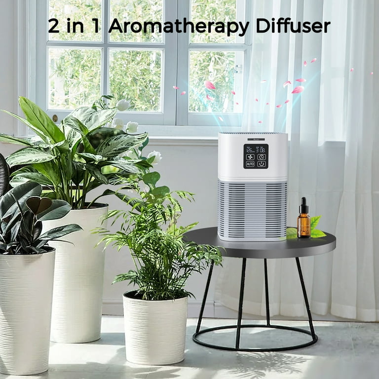 VEWIOR 2 in 1 Air Purifier with H13 Filters for Home Allergies Pets Ha