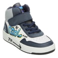 thumbnail image 4 of Tenis Niño Vavito Grafiti Azul Marino Mid Cut Tipo Bota Casual Streetwear Moderno Original Sneakers blanco 18 MX, 4 of 10