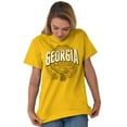 thumbnail image 4 of Georgia GA Student Campus Pride Men's Graphic T Shirt Tees Brisco Brands X, 4 of 6