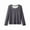 Gray, variant on Tumotour Thermal Underwear Top Women Long Sleeve Thermal Blouse Tops Crew Neck Lightweight Fleece Lined Warm Pullover Undershirt for Women