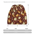 thumbnail image 3 of Rateoe Pumpkin Leaf Daisy Cotton Slouchy Beanie Hat for Men/Women,Lightweight Oversize Large Thin Skull Cap Night Sleeping Cap, 3 of 8