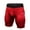 Red, variant on Mens Compression Shorts Sports Briefs Gym Pants