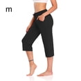 thumbnail image 3 of Toystoory Pantalones de niña Pantalones Deportivos Cómodos Pantalones de chándal de cintura alta con bolsillo grande Uniforme atlético  Negro M Toystoory OD002099-05, 3 of 6