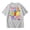 shirts 103#Grey, variant on WAYUTE Girls Short Sleeve T Shirt Top with Number Print for Kids Playful Graphic Tee Soft Versatile Casual Outdoor