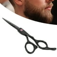 thumbnail image 3 of Tijeras de peluquero ANGGREK Tijeras Ergonómicas de Corte Plano de 6 Pulgadas de Acero Inoxidable Profesional, 3 of 8