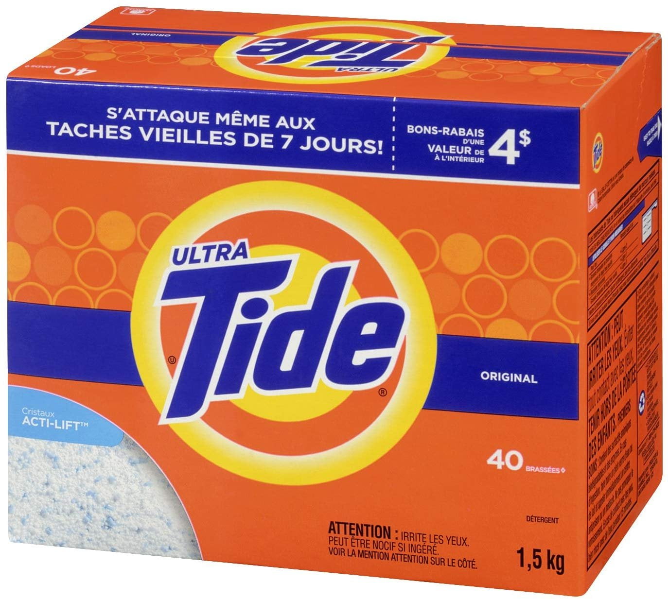 Tide Ultra Original Scent Concentrated Laundry Powder - 1