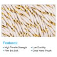 thumbnail image 3 of Cordel Embalaje Unique Bargains 100M/109 Yardas Dorado Tono y Beige Paquete de 2, 3 of 7