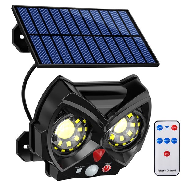 Seguridad Solar Luces Pared Al Aire Libre Con Sensor (LED Mazorca)