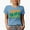Baby Blue, variant on Jesus Is My Easter Super Hero, Groovy Retro Wavy Text Merch Gift, Heather Grey T-Shirt, Small