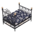 thumbnail image 3 of Cama doble para casa de muñecas 1:12 ANGGREK hierro para niños, 3 of 8