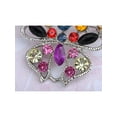 thumbnail image 4 of Vivid Ruby Green Black Colorful Crystal Rhinestone Butterfly Fashion Pin Brooch, 4 of 4