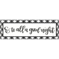 thumbnail image 2 of Imperfect Dust 18x9 Gold Ornate Wood Framed with Double Matting Museum Art Print Titled - To All a Good Night, 2 of 4