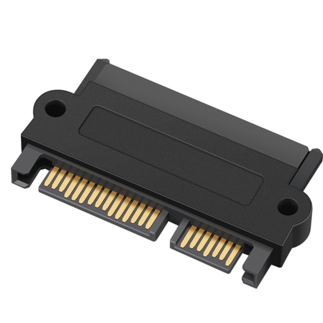 Adaptador SAS a SATA Inteprter 180 grados Negro