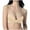 Beige, variant on Bigersell Strappy T-Shirt Bras Women Seamless Push up Wireless Bra No Underwire Women's Sports Bras Comfortable Breathable Padded Bra Hook and Eye Closure Everyday Wire-Free Bra Beige 38