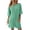 Green, variant on Summer Outfits for Women Rompers Knit Ribbed Short Sleeve Crewneck Tee Romper with Pockets