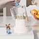 thumbnail image 5 of Organizador de maquillaje, caja de almacenamiento para cosméticos, joyas, accesorios de baño, estuche para pintalabios, contenedor de brochas, estante de madera, portátil, 2 niveles, para, 5 of 7