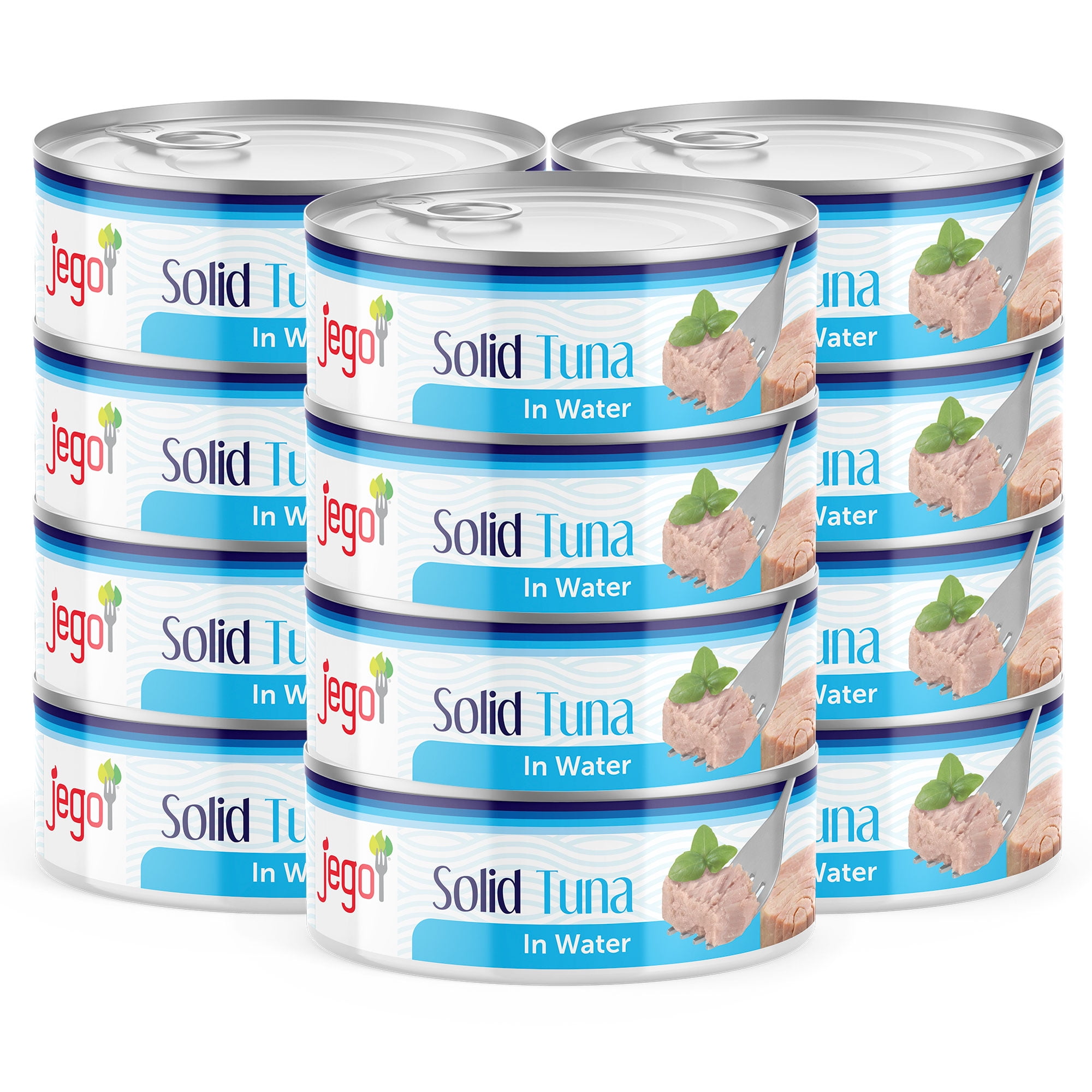 Jego Solid Tuna in Water Wild Natural Catch Tuna Keto Low Carb
