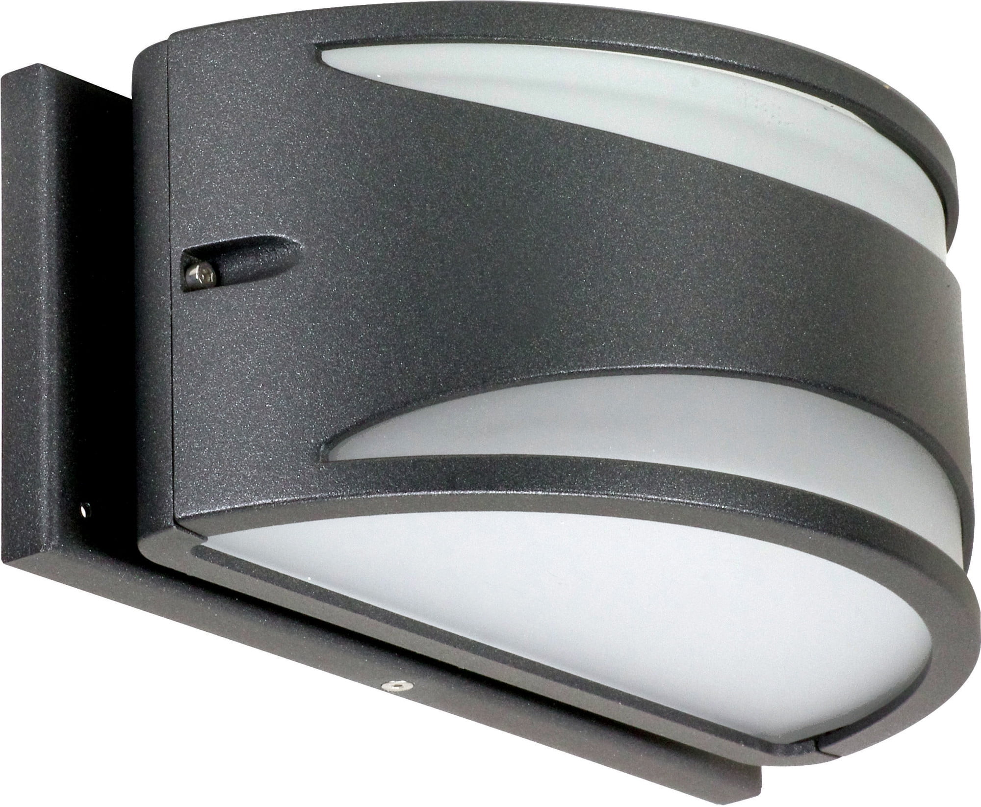 NUVO Lighting Genova LED Wall Sconce Anthracite Light Fixture 4 pack 