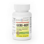 Geri-kot Natural Vegetable Laxative 100 Tablets by Geri-Care