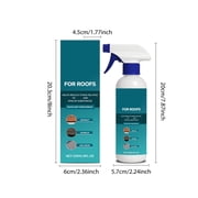 Roof Moss Remover, 120ml Concentrate for Shingles Tiles Concrete, Kills Algae Lichen & Prevents Regrowth, No Scrubbing Required, Attaches to Garden Hose