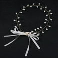 thumbnail image 3 of Nvzi Horquillas para el pelo de boda con flores para novias, peinetas con perlas de cristal, pinzas para el pelo, accesorios para el pelo de boda dorados, joyas -B, 3 of 4