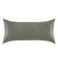thumbnail image 3 of Haosy Satin Pillowcase for Hair and Skin Standard Cooling Silk Pillow Case with Envelope Closure Matte Olive 20"x26", 3 of 9