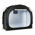 thumbnail image 2 of KFFKFF Bicycle Shelter, Accommodates 1-2 Bicycles, Roomy Outdoor Bicycle Shelter with Aeration Opening, Water-Resistant Simple Assembly Bicycle Shelter with Durable Fiberglass & Twin Fasteners, 2 of 9