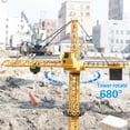 thumbnail image 2 of Vogacara RC 6CH 128CM 680 ° Rotation Lift Model 2.4G Control remoto Construcción Toy con luz y sonido para regalo de niños Kits de construcción modelo, 2 of 6