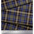 thumbnail image 2 of Soimoi Cotton Duck Fabric Gingham Check Print Fabric by The Yard 42 Inch Wide, 2 of 3