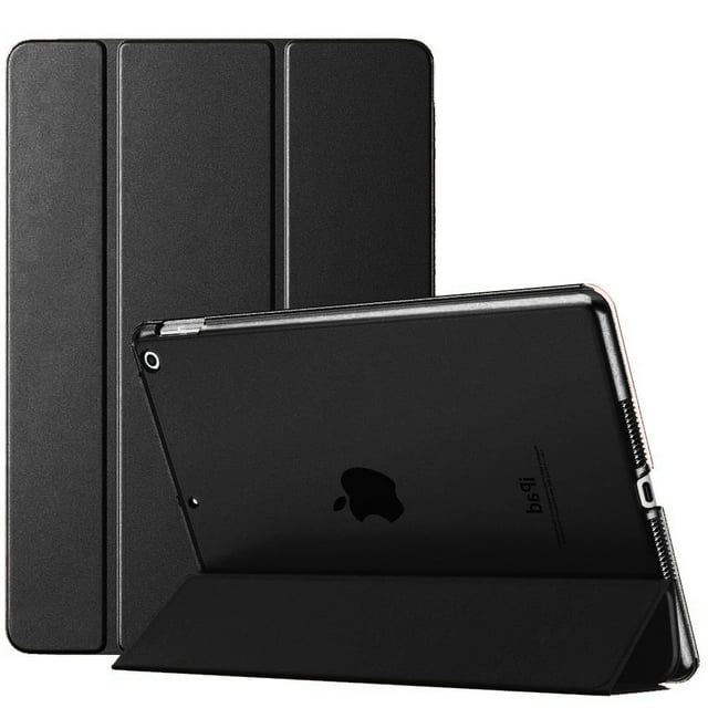 Funda inteligente para iPad 7.ª generación para iPad de 10,2" Funda inteligente Funda magnética trasera esmerilada translúcida con función de encendido y apagado automático