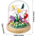 thumbnail image 5 of Rsdhfly Kit De Construcción De Ramo De Flores De Bonsai Creativo Colección Botánica De Flores Juego De Bloques De Construcción De Juguetes De Construcción para Adultos Y Niños (Flor De Lirio Bonsai), 5 of 5