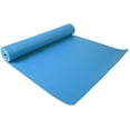 thumbnail image 2 of Yoga All-Purpose 1/4-Inch High Density Anti-Tear Exercise Yoga Mat with Carrying Strap - Blue, 2 of 4