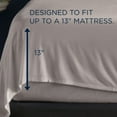 thumbnail image 5 of Tempur-Pedic Tempur-Rayon from Bamboo Sheet Set, Cool Gray, California King, Adult, 5 of 12