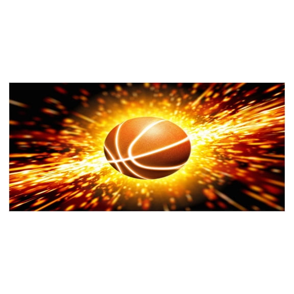 LanSuare Beach Towel - Microfiber Thin Lightweight Beach Towel,Square Basketball Print,Thin Quick Dry Sand Free Pool Towels for Travel Sport Swimming Camping