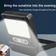 thumbnail image 4 of ¡No Te Lo Pierdas!, Luces solares para exteriores, luces con sensor de movimiento y energía solar IP65, 3 modos, con control remoto, luces de seguridad de pared para cercas, jardines, patios, etc., 4 of 9