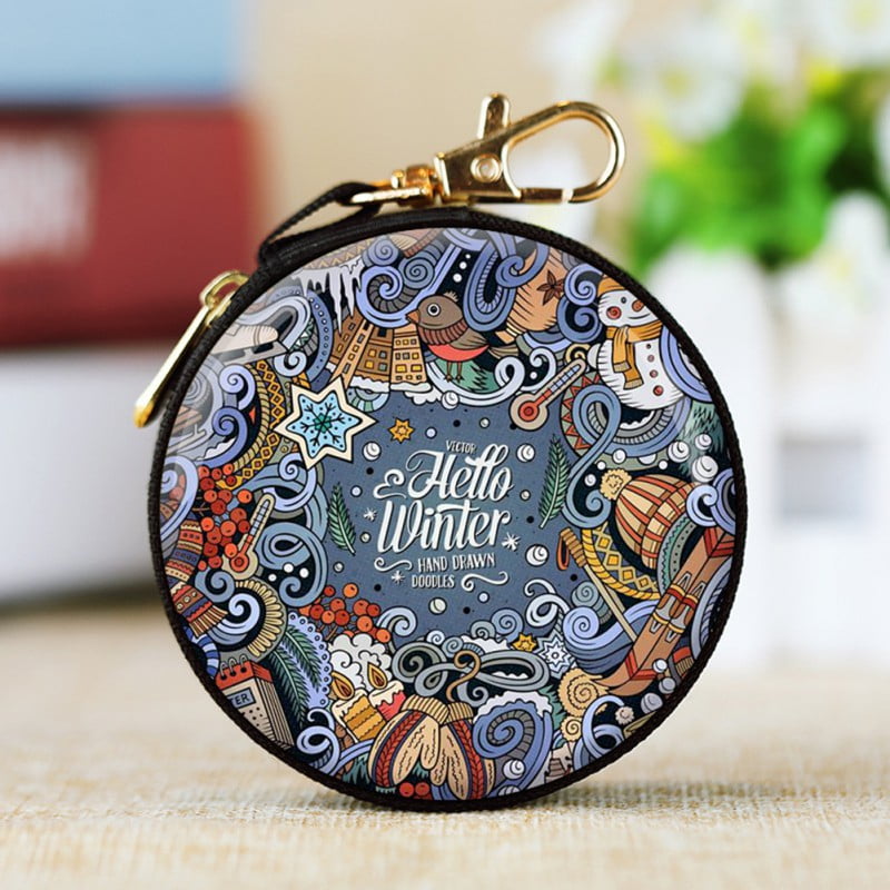 christmas coin purse