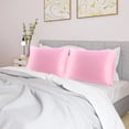 thumbnail image 2 of Unique Bargains Luxury Satin Pillowcase Cool Silk Pillow Case Cover 2pcs, 2 of 9