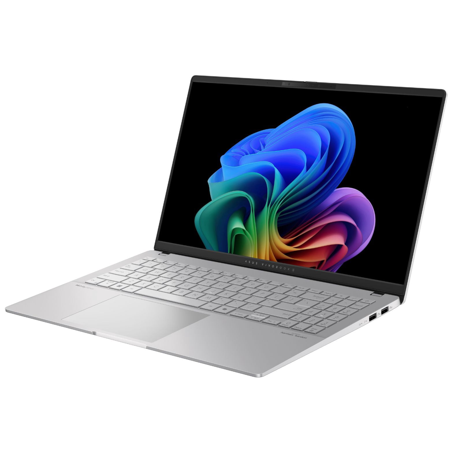 ASUS Vivobook S 15 15.6" 3K OLED Snapdragon X Elite X1E 78 100 16GB 512GB SSD Qualcomm Adreno Windows 11 Home Laptop Silver - S5507QA-CB91-CB