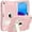 Pink, variant on BMOUO Case for iPad (A16) 11th Generation 11 Inch 2025/iPad 10th Generation 10.9" 2022 - with Kickstand & Pencil Holder, Heavy Duty Shockproof Protective iPad 11th 10th Generation Case, Black